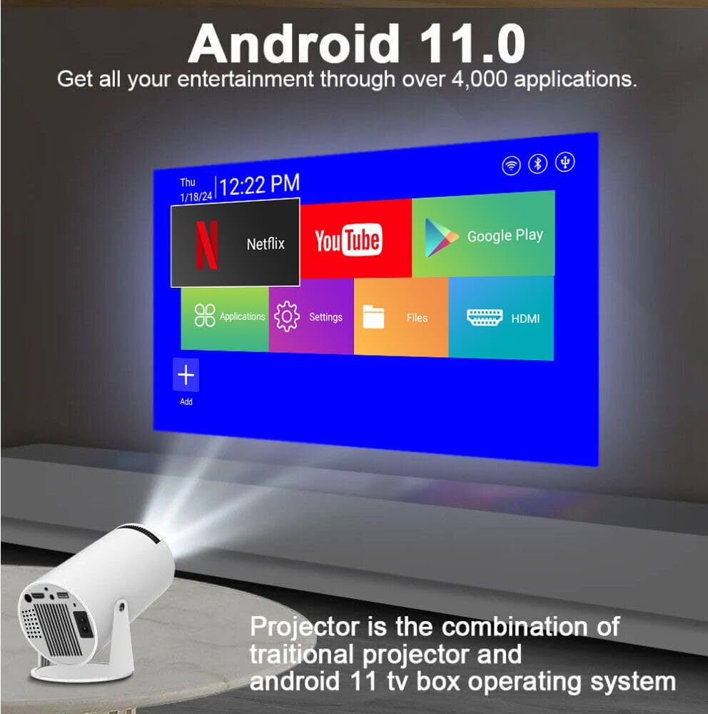 HY300 Mini 4K Projector - XONIVE