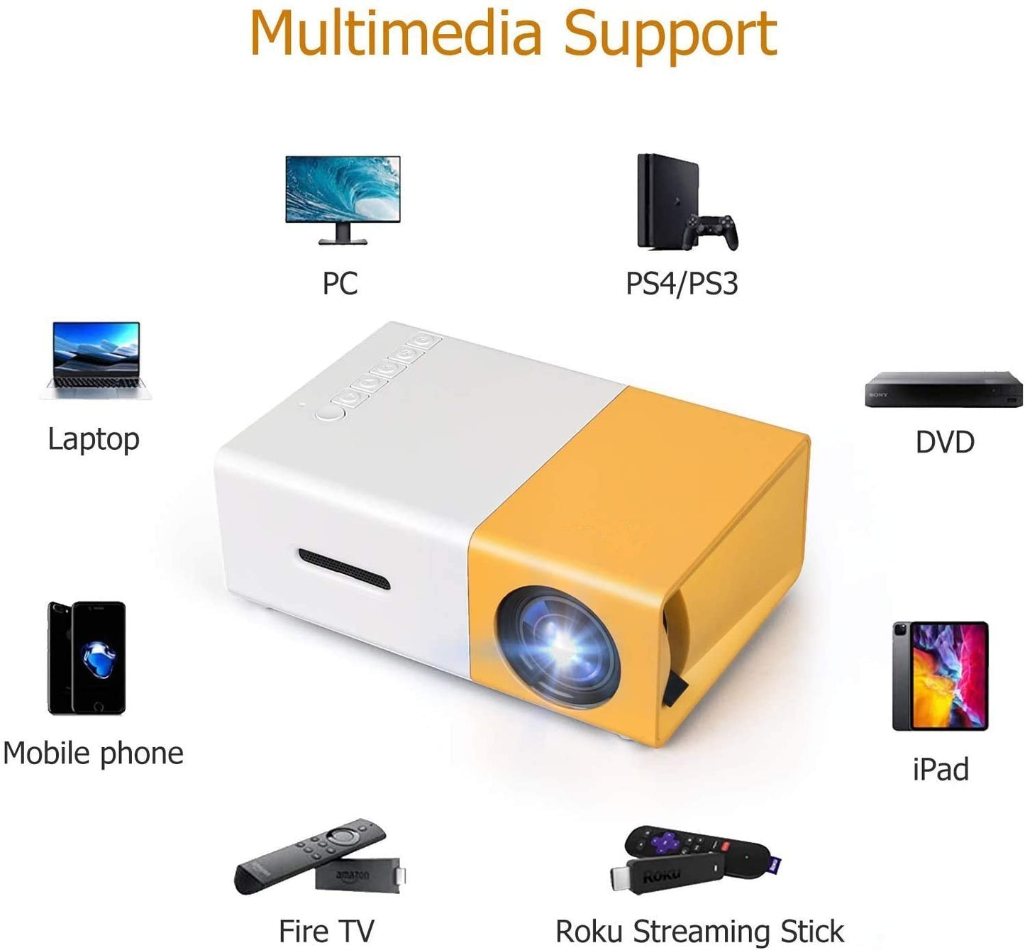 Portable Mini Projector - XONIVE