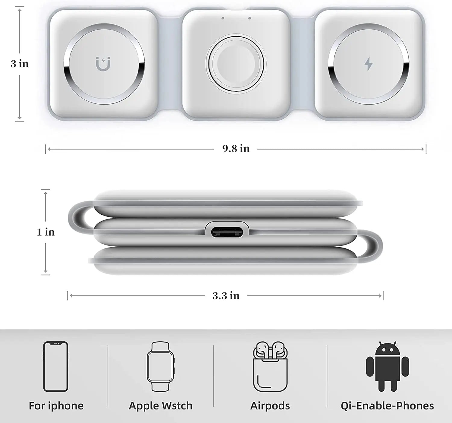 3 - in - 1 Wireless Charging Pad - XONIVE