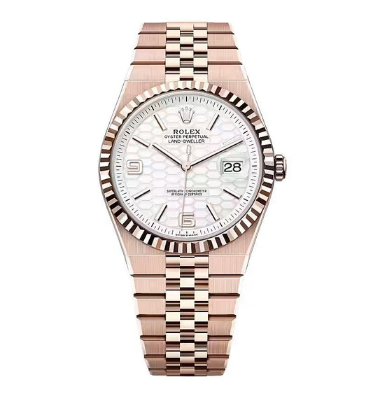 Rolex Land - Dweller 40 Everose Gold – 1:1 Super Replica - xonive UAE