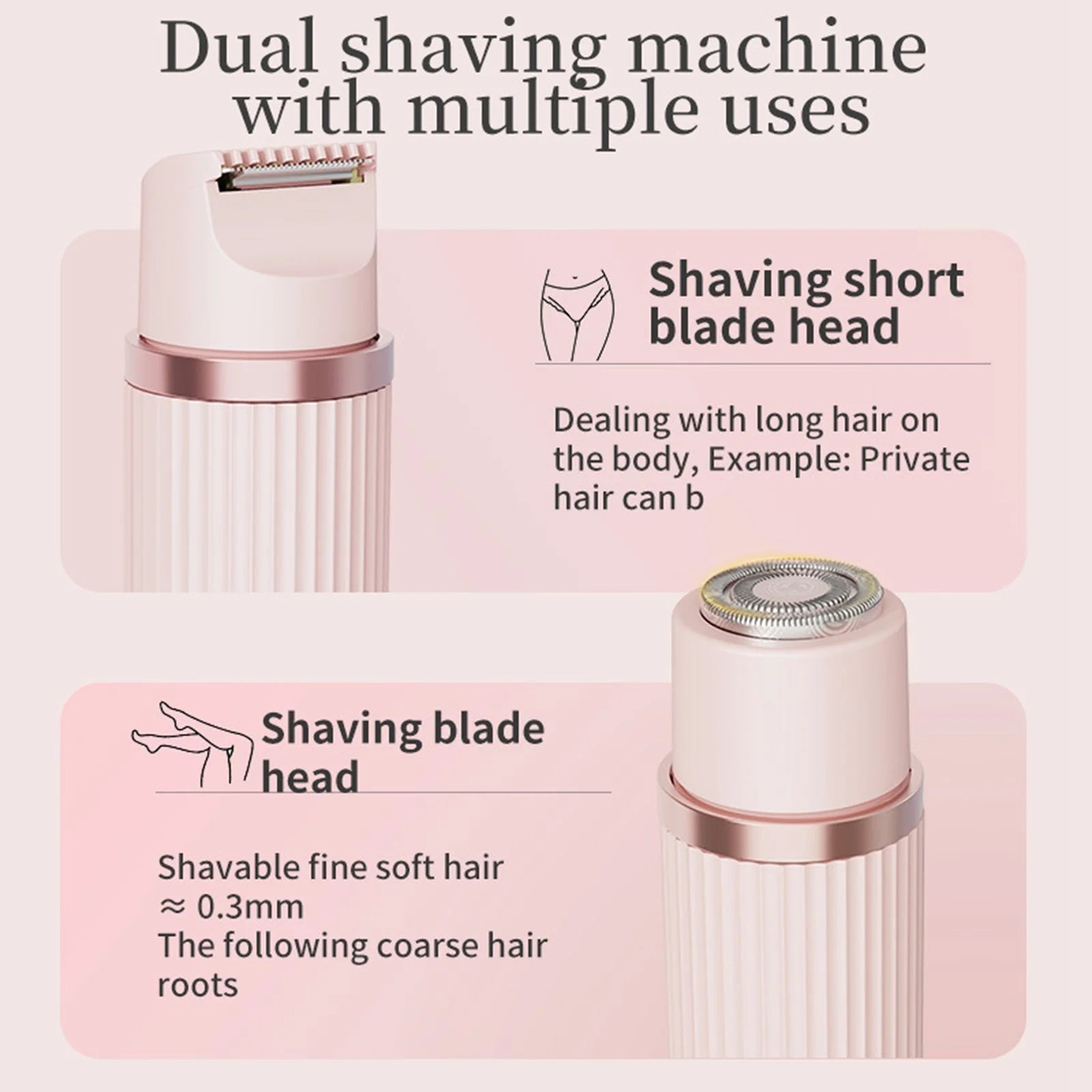 Women's Double Head Shaver